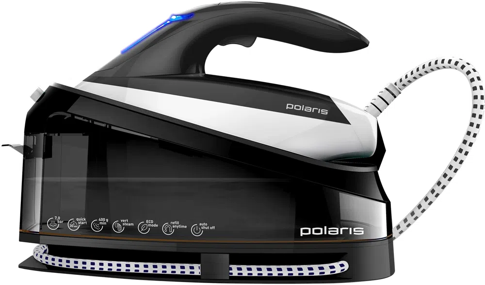 Парогенератор Polaris PSS 7510K 3000Вт черный/белый