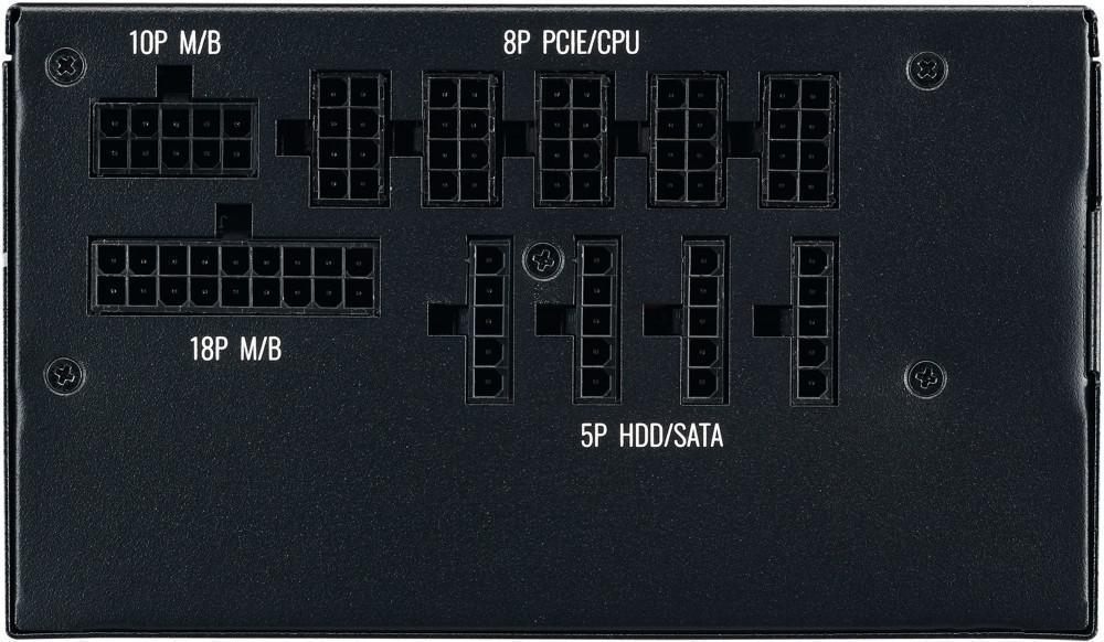 Блок питания Cooler Master ATX 850W Gold 80+ gold 24pin APFC 120mm fan 12xSATA Cab Manag RTL