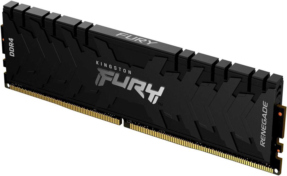 Память DDR4 16Gb 3200MHz Kingston KF432C16RB1/16 Fury Renegade Black RTL Gaming PC4-25600 CL16 DIMM 288-pin 1.35В dual rank с радиатором Ret