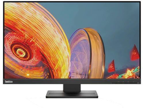 Монитор Lenovo 23.8" ThinkVision E24q-20 черный IPS 4ms 16:9 HDMI M/M матовая HAS Piv 300cd 178гр/178гр 2560x1440 75Hz DP 2K 5.05кг