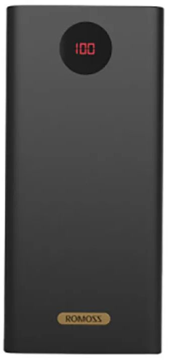 Мобильный аккумулятор Romoss PEA60 60000mAh 3A QC 3xUSB черный