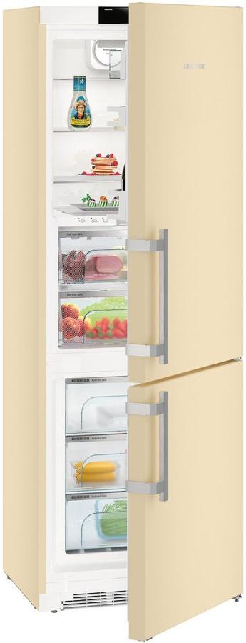 Холодильник Liebherr CBNbe 5775 бежевый (двухкамерный)