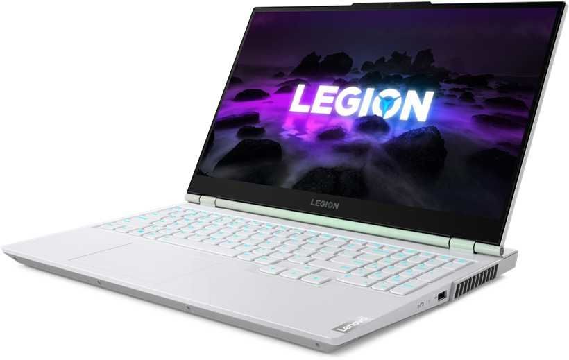Ноутбук Lenovo Legion 5 15ACH6A Ryzen 7 5800H 16Gb SSD1Tb AMD Radeon Rx 6600M 8Gb 15.6" IPS FHD (1920x1080) noOS white WiFi BT Cam