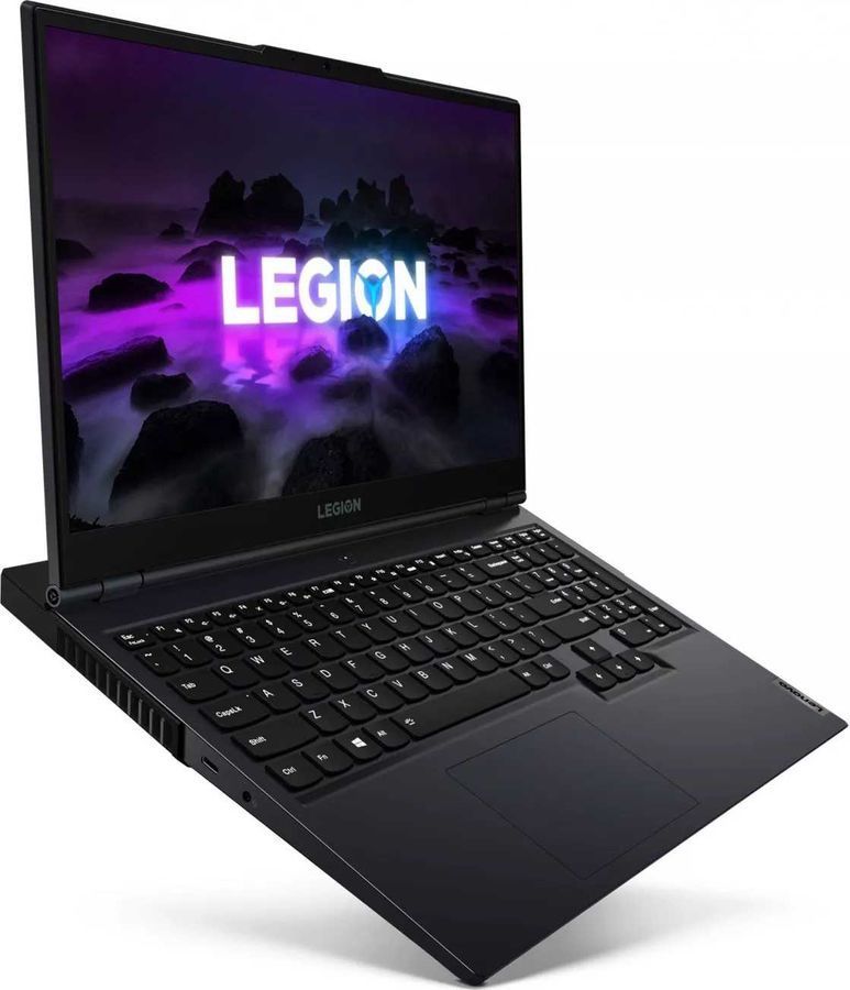 Ноутбук Lenovo Legion 5 15ACH6A Ryzen 7 5800H 32Gb SSD1Tb AMD Radeon Rx 6600M 8Gb 15.6" IPS FHD (1920x1080) Windows 11 Home dk.blue WiFi BT Cam