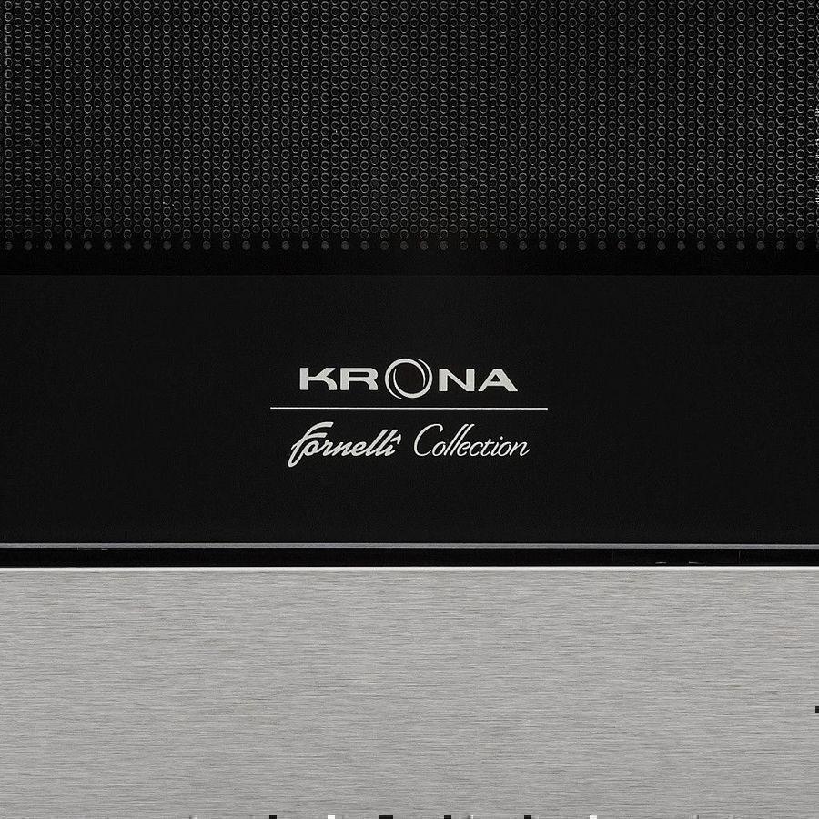 Микроволновая печь Krona Argento 60 IX 20л. 800Вт нержавеющая сталь/черный (встраиваемая)
