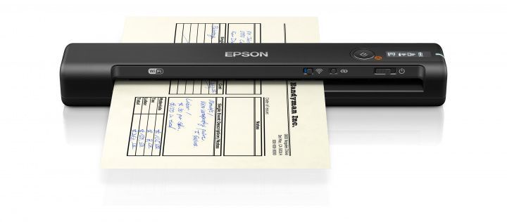 Сканер Epson ES-60W (B11B253401) A4 черный