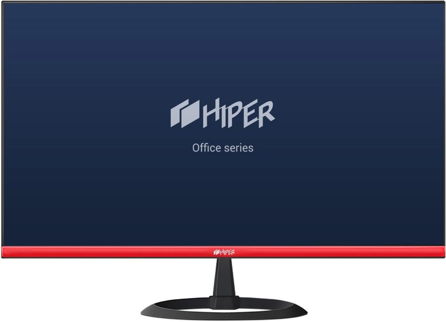 Монитор Hiper 24.5" EasyView FH2501 черный/красный TN LED 8ms 16:9 DVI HDMI M/M матовая 250cd 170гр/170гр 1920x1080 D-Sub FHD 3.4кг