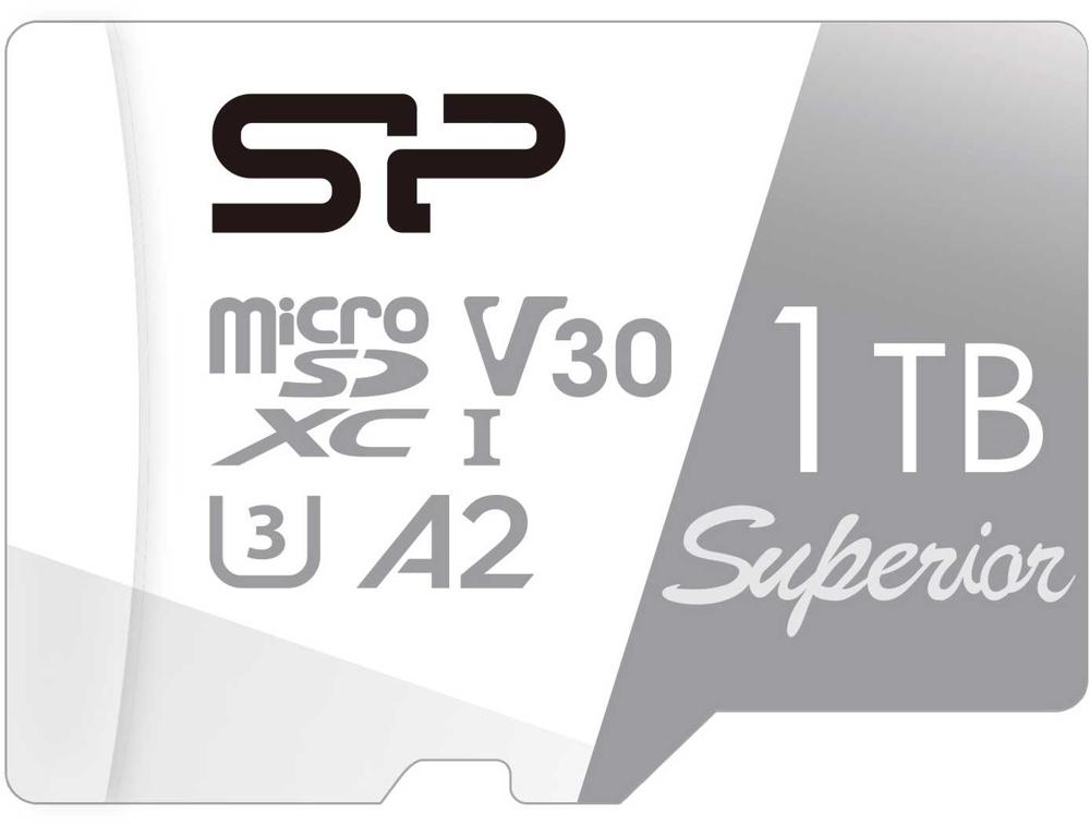 Флеш карта microSDXC 1Tb Class10 Silicon Power SP001TBSTXDA2V20SP Superior + adapter