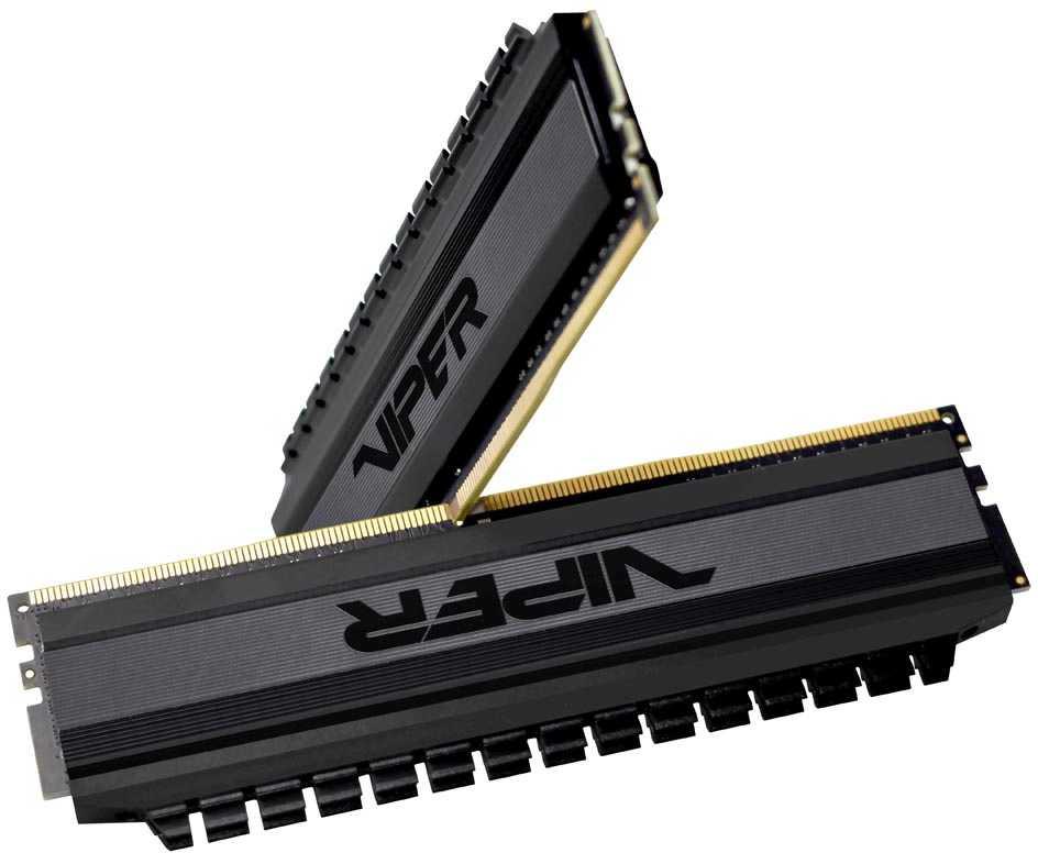 Память DDR4 2x8Gb 4400МГц Patriot PVB416G440C8K Viper 4 Blackout RTL Gaming PC4-35200 CL18 DIMM 288-pin 1.45В с радиатором Ret