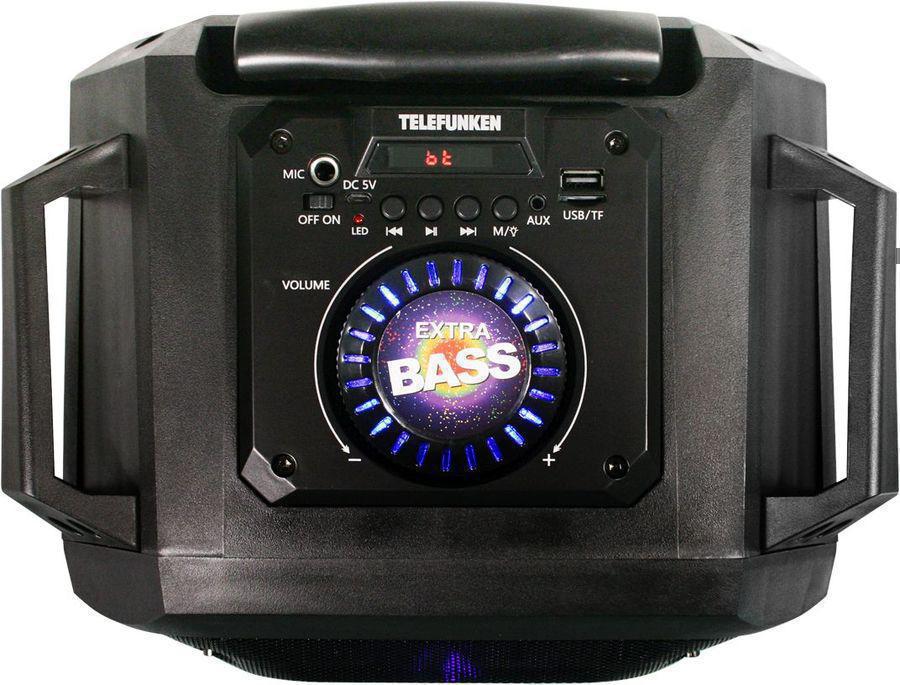 Минисистема Telefunken TF-PS2307 черный 650Вт FM USB BT micro SD