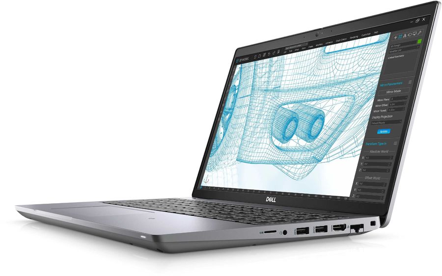 Ноутбук Dell Precision 3561 Core i7 11850H 16Gb SSD512Gb NVIDIA Quadro T600 4Gb 15.6" WVA FHD (1920x1080) Windows 10 Professional grey WiFi BT Cam