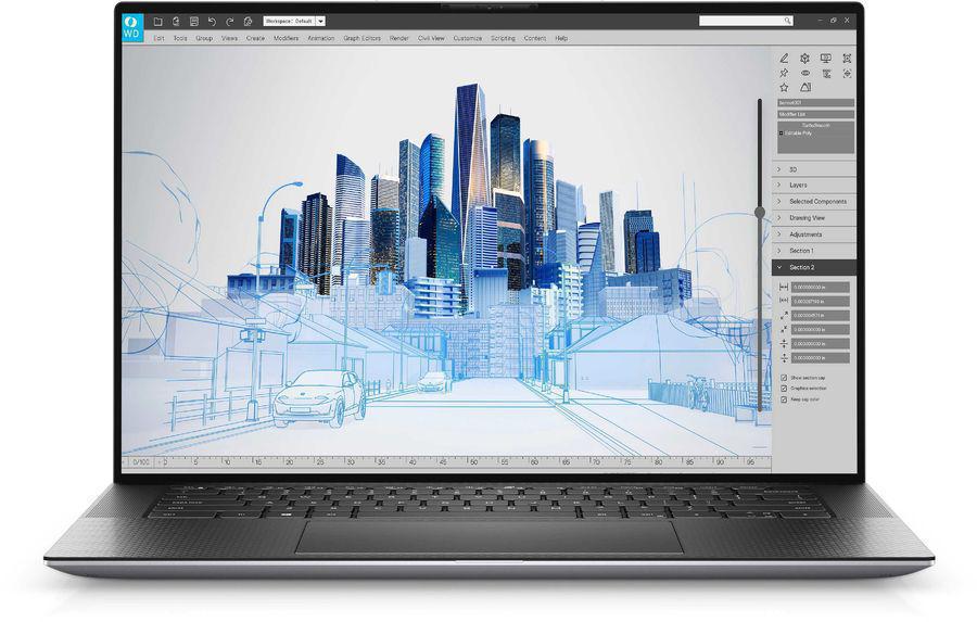 Ноутбук Dell Precision 5560 Core i7 11800H 16Gb SSD512Gb NVIDIA Quadro T1200 4Gb 15.6" WVA FHD+ (1920x1200) Windows 10 Professional grey WiFi BT Cam