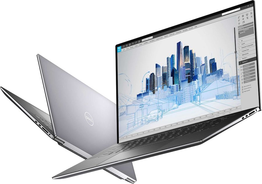Ноутбук Dell Precision 5760 Core i7 11850H 16Gb SSD1Tb NVIDIA GeForce RTX A3000 6Gb 17" WVA FHD+ (1920x1200) Windows 10 Professional grey WiFi BT Cam