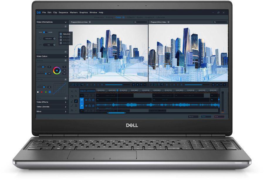 Ноутбук Dell Precision 7560 Core i7 11850H 32Gb SSD1Tb NVIDIA GeForce RTX A5000 16Gb 15.6" WVA UHD (3840x2160) Windows 10 Professional grey WiFi BT Cam