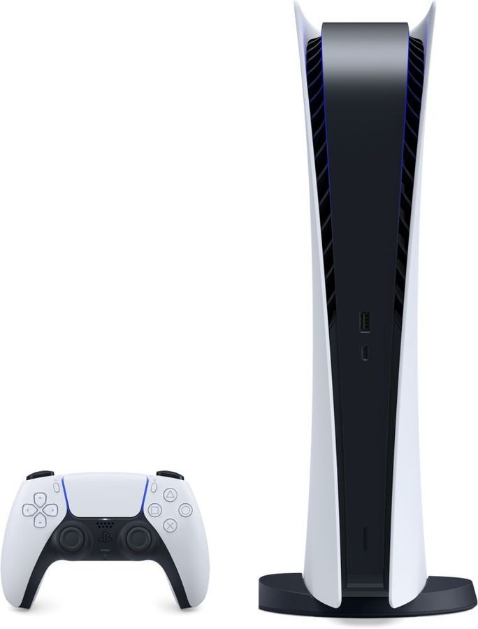 Игровая консоль PlayStation 5 Digital Edition PS719398806 белый/черный