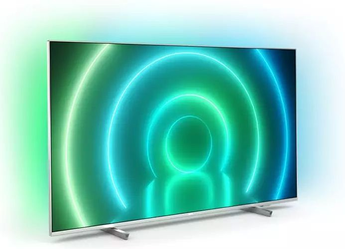 Телевизор LED Philips 43" 43PUS7956/60 серебристый 4K Ultra HD 60Hz DVB-T DVB-T2 DVB-C DVB-S DVB-S2 WiFi Smart TV (RUS)