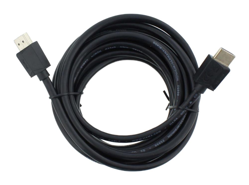 Кабель аудио-видео Hama H-205243 HDMI (m)/HDMI (m) 3м. Позолоченные контакты черный (уп.:1шт) (00205243)
