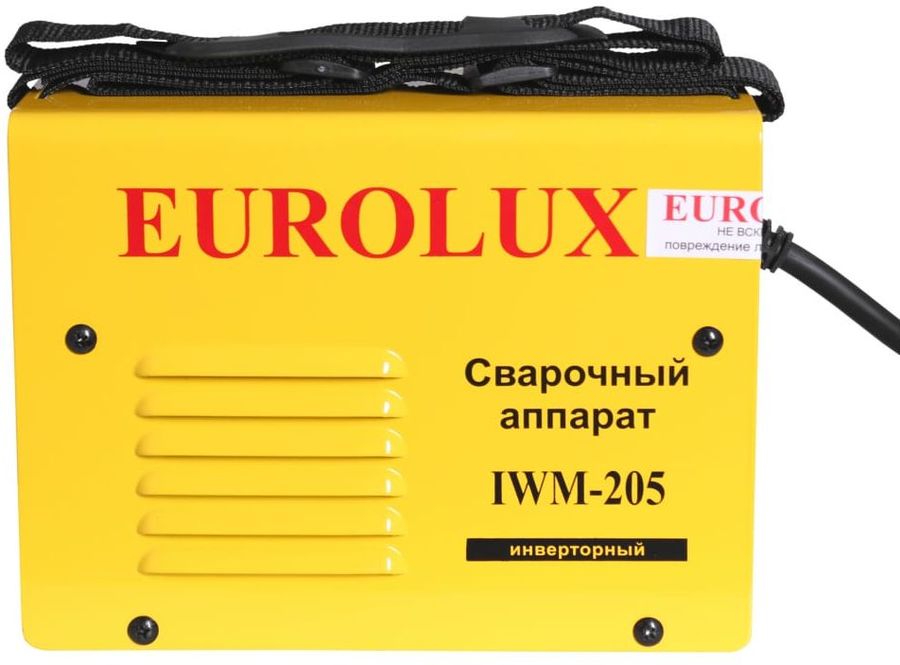 Сварочный аппарат Eurolux IWM205 инвертор ММА DC 6.9кВт