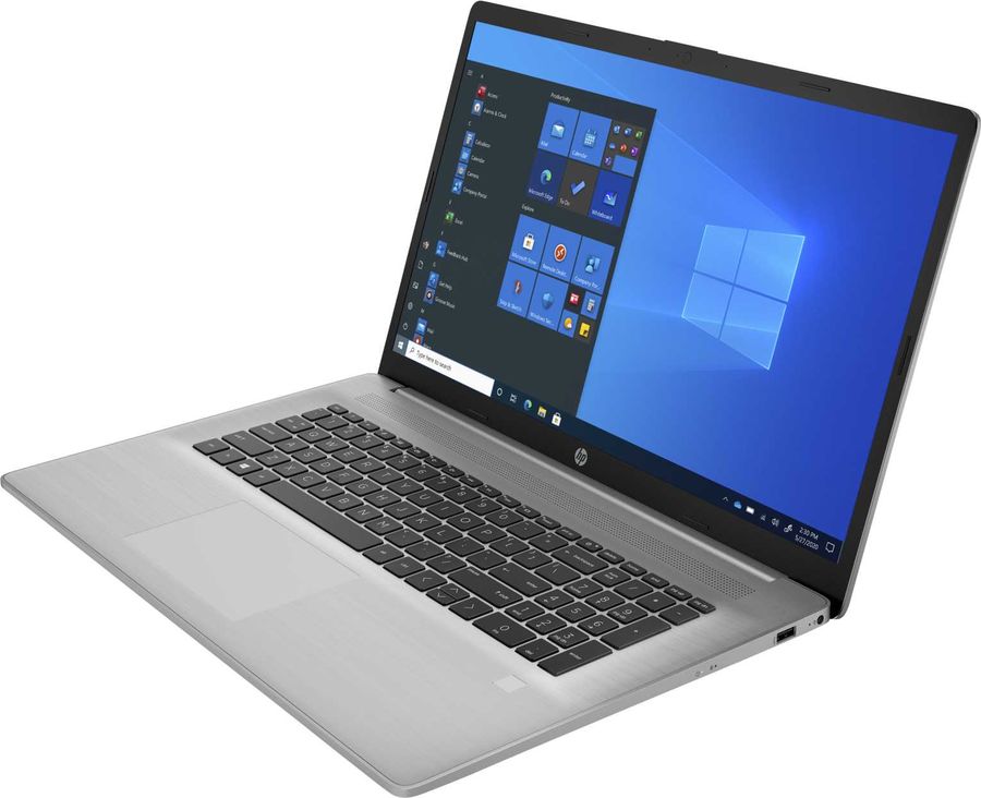 Ноутбук HP 470 G8 Core i7 1165G7 16Gb SSD512Gb NVIDIA GeForce MX450 2Gb 17.3" UWVA FHD (1920x1080) Windows 10 Professional 64 silver WiFi BT Cam