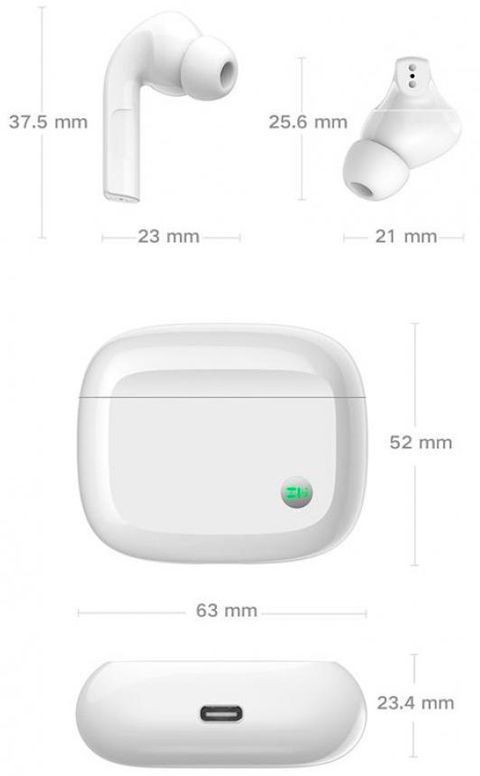 Гарнитура внутриканальные ZMI PurPods Pro TW100ZM белый беспроводные ...
