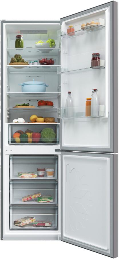 Холодильник Candy CCRN 6200S серебристый (двухкамерный)