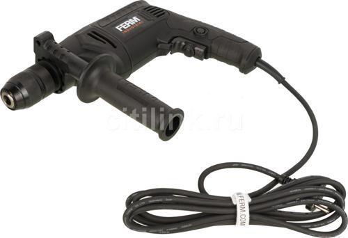 Дрель ударная Ferm PDM1060P_K 850Вт патрон:быстрозажимной реверс