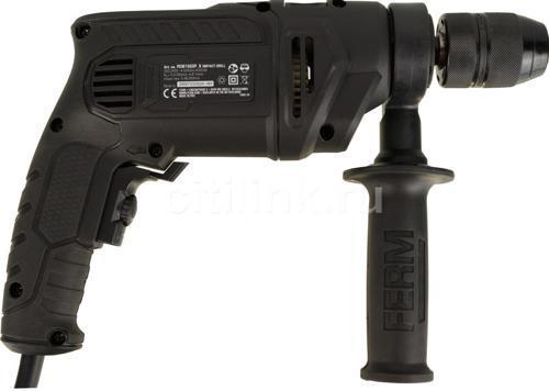 Дрель ударная Ferm PDM1060P_K 850Вт патрон:быстрозажимной реверс