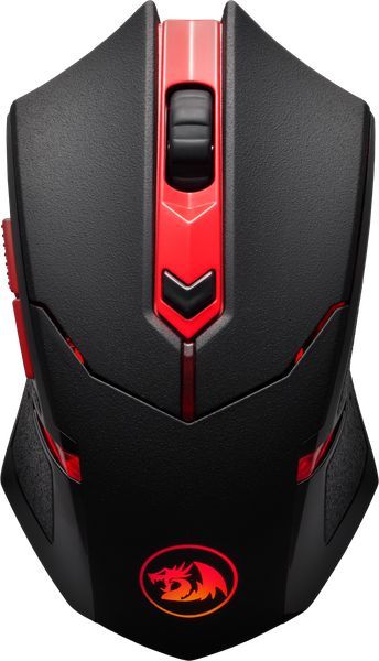 Мышь Redragon M601WL-BA черный/красный оптическая 2400dpi беспров. USB 5but (78227)