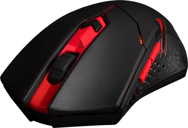 Мышь Redragon M601WL-BA черный/красный оптическая 2400dpi беспров. USB 5but (78227)