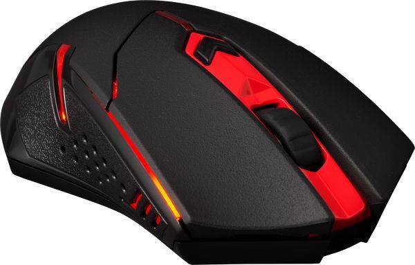 Мышь Redragon M601WL-BA черный/красный оптическая 2400dpi беспров. USB 5but (78227)