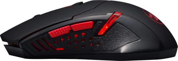 Мышь Redragon M601WL-BA черный/красный оптическая 2400dpi беспров. USB 5but (78227)