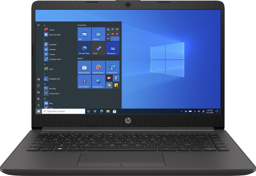 Ноутбук HP 240 G8 Core i3 1115G4 8Gb SSD256Gb Intel UHD Graphics 14" TN UWVA FHD (1920x1080) Windows 10 Professional 64 black WiFi BT Cam