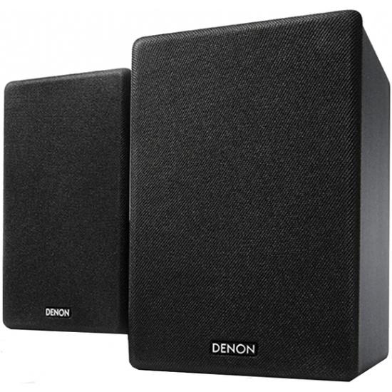 Комплект акустики Denon SCN10BKEM 2.0 120Вт черный (в комплекте: 2 колонки)