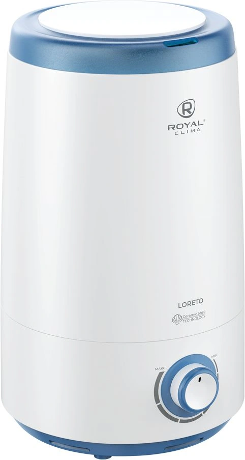 Увлажнитель воздуха Royal Clima RUH-LT300/3.5M-BU 23Вт (ультразвуковой) белый/голубой