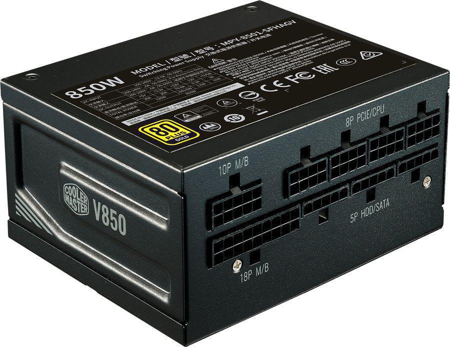 Блок питания Cooler Master SFX 850W V850 Gold 80+ gold (24+8+4+4pin) APFC 92mm fan 8xSATA Cab Manag RTL