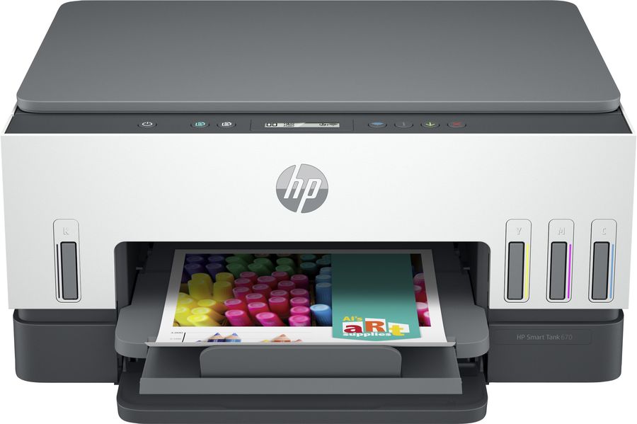 МФУ струйный HP Smart Tank 670 AiO (6UU48A) A4 Duplex WiFi серый
