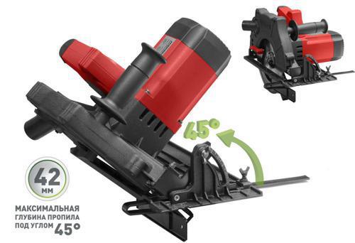 Циркулярная пила (дисковая) Парма 200Д 2000Вт (ручная) D диска.:200мм (02.004.00003)