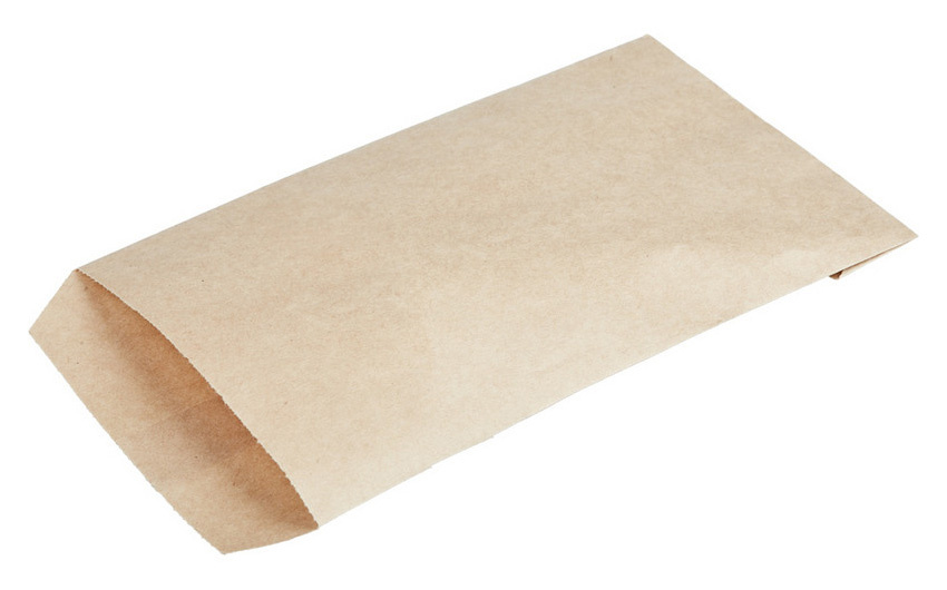 Пакет-крафт для мелочи 110x175 бежевый бумага