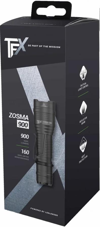 Фонарь такт. Led Lenser TFX Zosma 900 черный лам.:светодиод. AAx1 (502554)