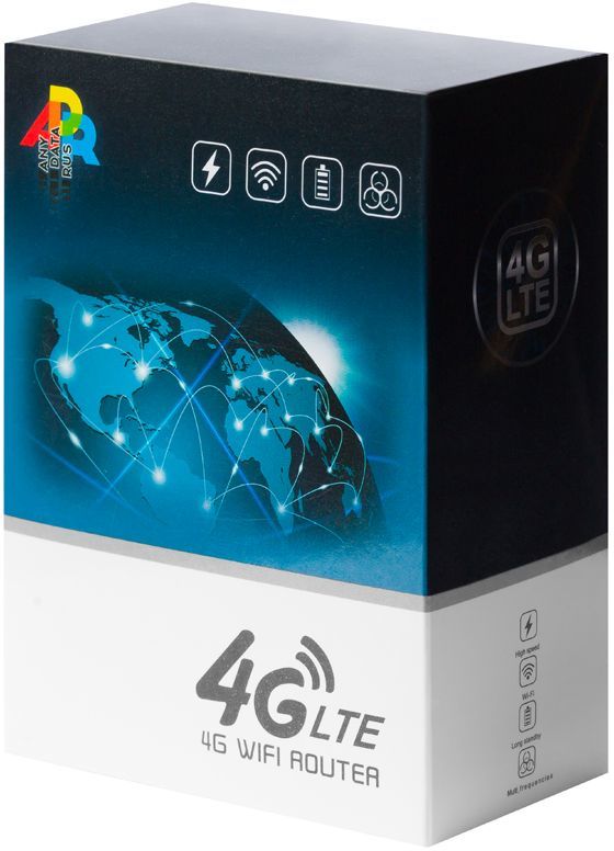 Модем 3G/4G Anydata R150 Wi-Fi Wi-Fi Firewall +Router внешний белый