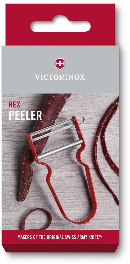 Овощечистка для овощей и фруктов Victorinox Rex красный (6.0900.1)