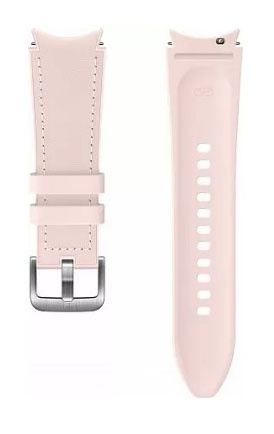 Ремешок Samsung Galaxy Watch Hybrid Leather для Samsung Galaxy Watch 4/4 Classic розовый (ET-SHR88SPEGRU)