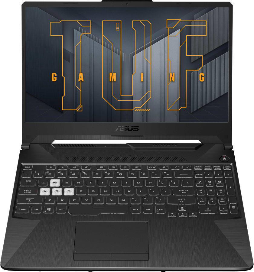 Ноутбук Asus TUF Gaming F15 FX506HEB-HN155 Core i5 11400H 8Gb SSD512Gb NVIDIA GeForce RTX 3050 Ti 4Gb 15.6" IPS FHD (1920x1080) noOS grey WiFi BT Cam