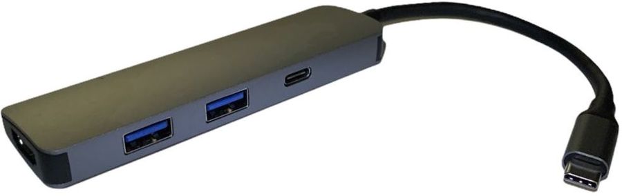 Разветвитель USB-C Premier 2порт. серый (PX/HUB-014)