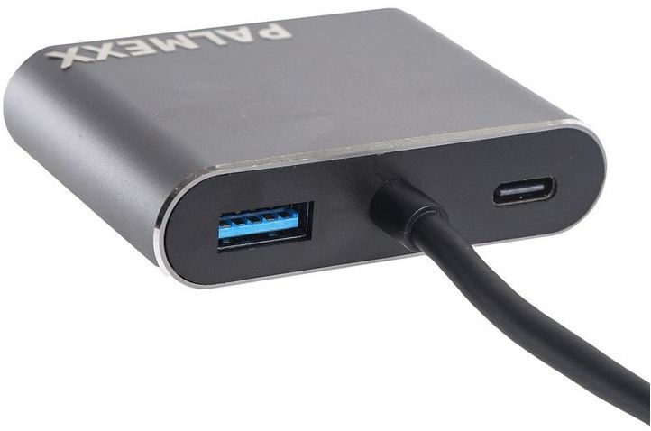 Разветвитель USB-C Palmexx 1порт. серый (PX/HUB-012)