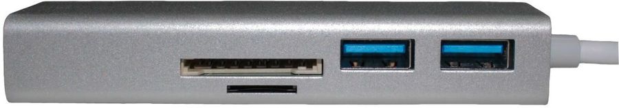 Разветвитель USB-C Palmexx 2порт. серый (PX/HUB USBC-2USB-CR-ETH)