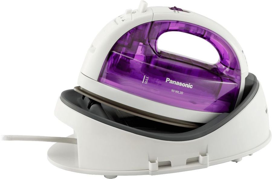 Утюг беспроводной Panasonic NI-WL30VTW 1550Вт фиолетовый/белый