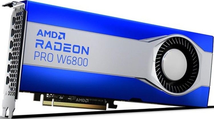 Видеокарта Dell PCI-E 4.0 490-BHCL AMD Radeon Pro W6800 32768Mb GDDR6 mDPx6 HDCP oem