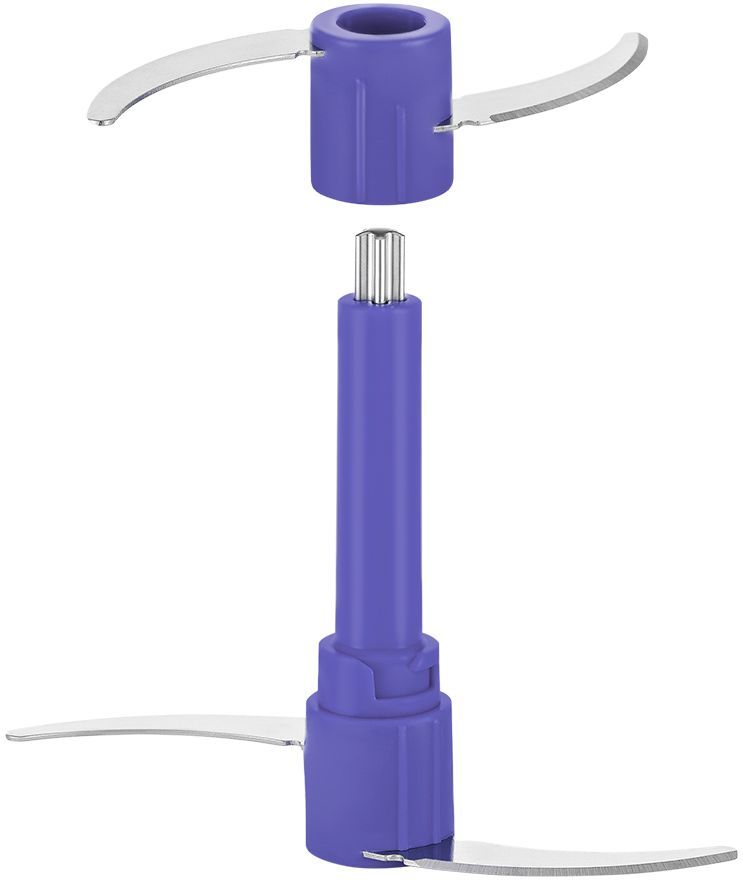 Измельчитель электрический Kitfort КТ-3050-1 1.5л. 400Вт белый/фиолетовый