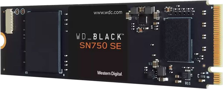 Накопитель SSD WD Original PCI-E 4.0 x4 500Gb WDS500G1B0E Black SN750 M.2 2280